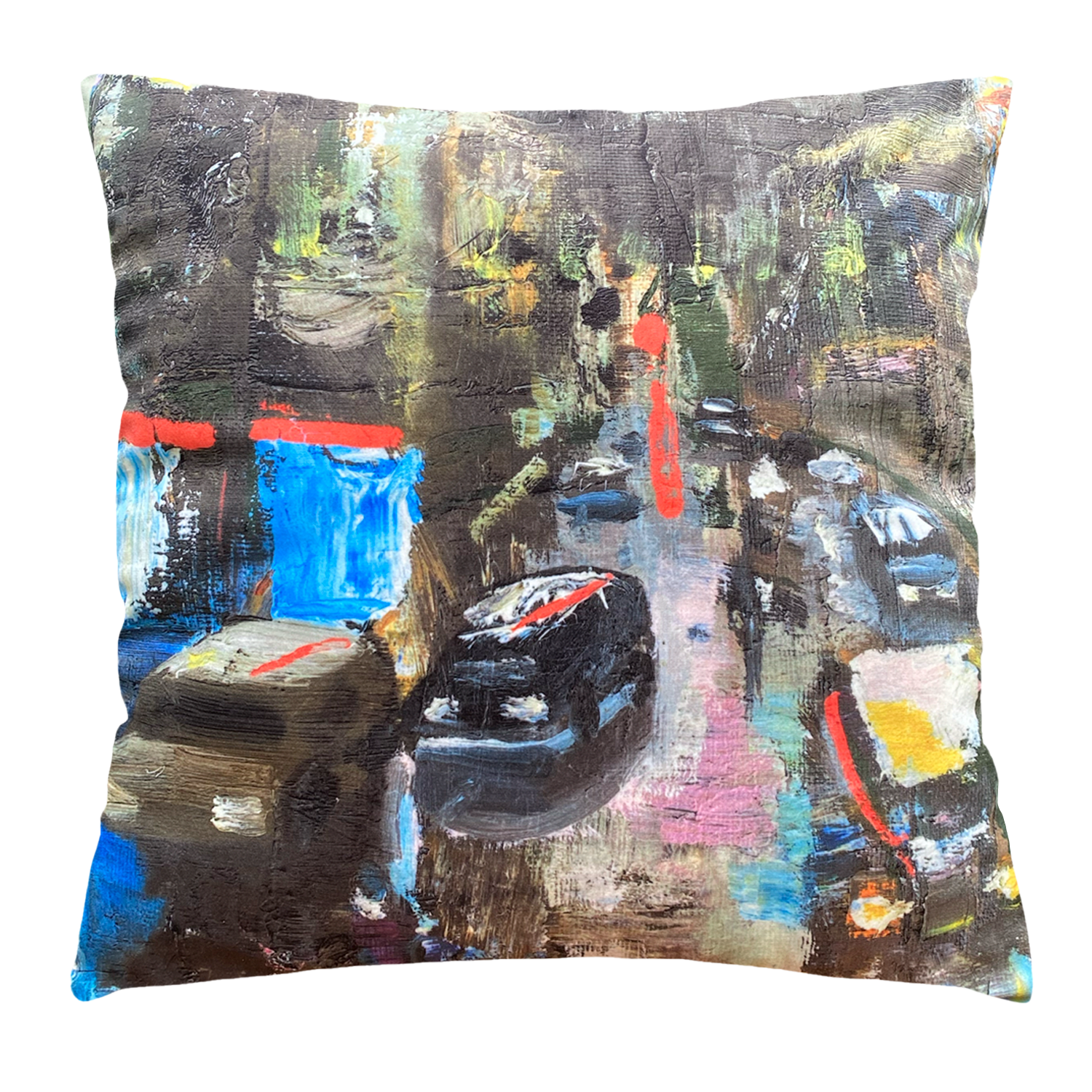 City Traffic Pillow
